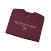 Men Written By Women Crewneck Sweatshirt - Image 3